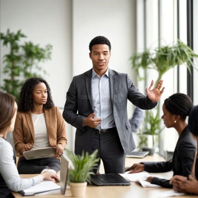 Líderes conversando durante taller de liderazgo consciente